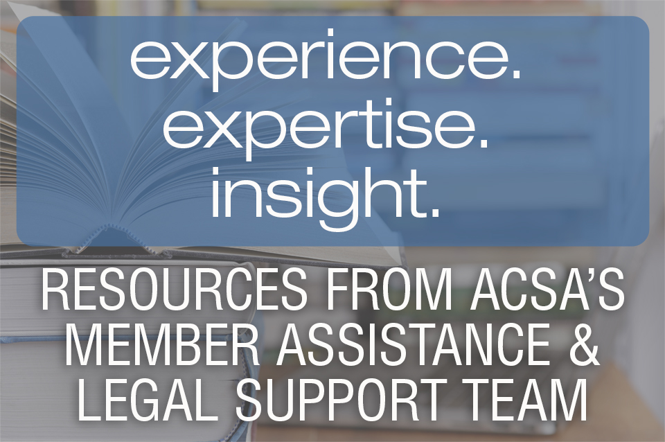 Articles by the Member Assistance and Legal Support Team.